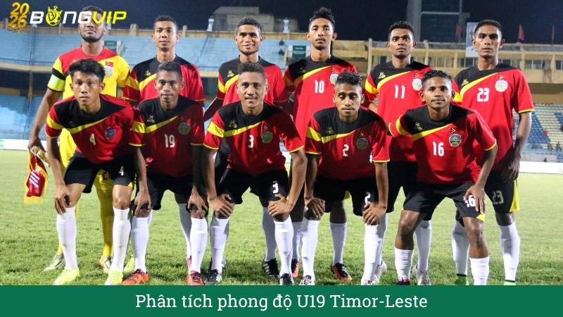 Phân tích phong độ u19 timor leste